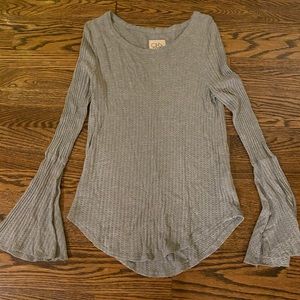 Thermal Bell Sleeve Top